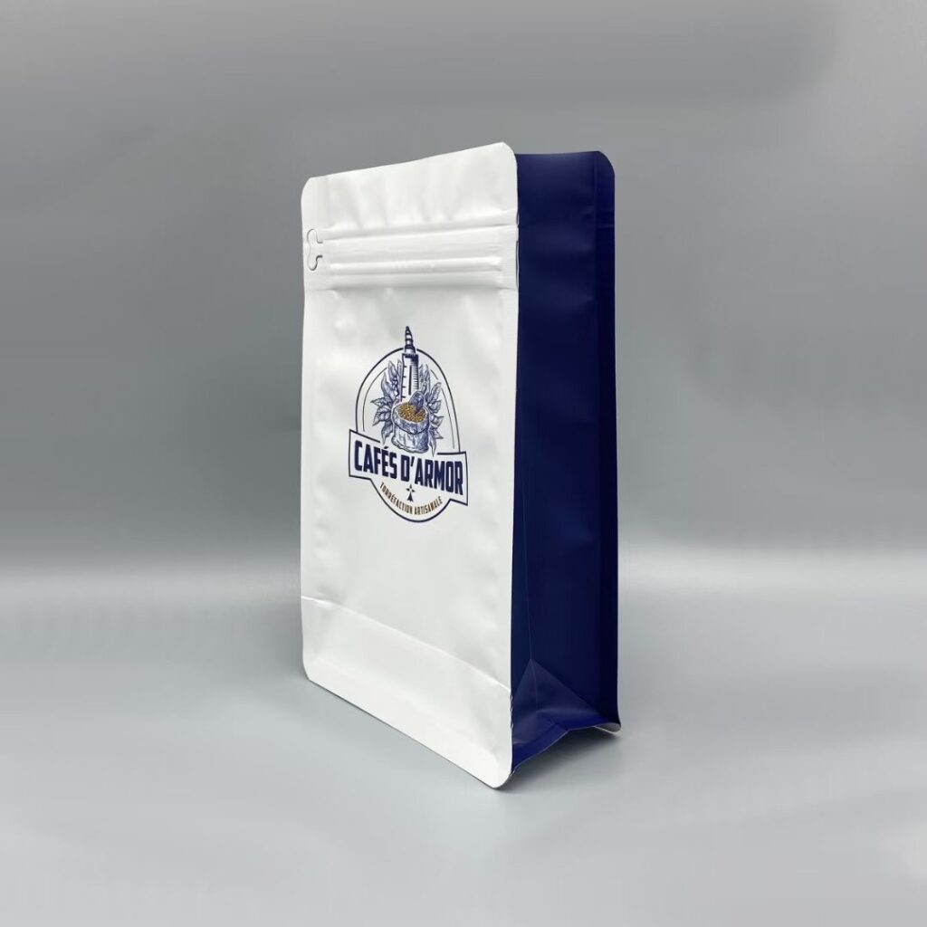 block bottom coffee bags