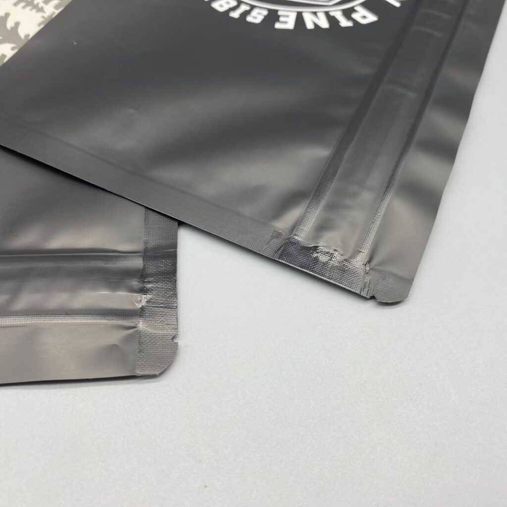 Flower packaging bags with child resistant zipper