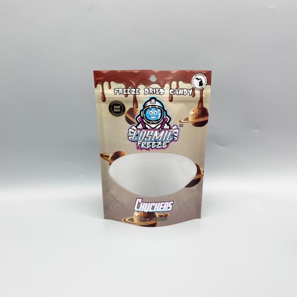 window food pouches with zipper